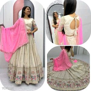 Off White Lehnga