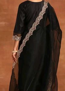 Black Embroidered Salwar Kameez