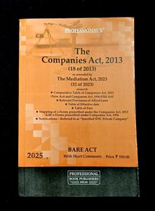 Companies Act 2013 (#BareAct 2025 Edition )