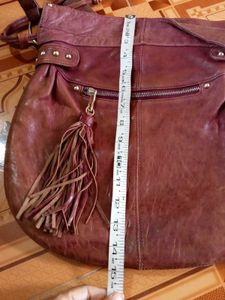 Leather Fringe Crossbody Bag