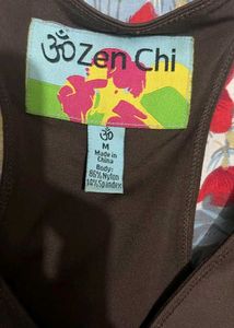 Zen Chi Brown Tank Top - Size M