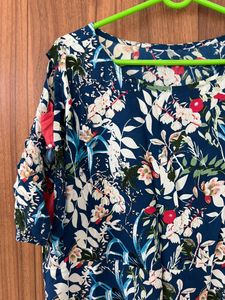 Blue Kurta With Designer Sleeves