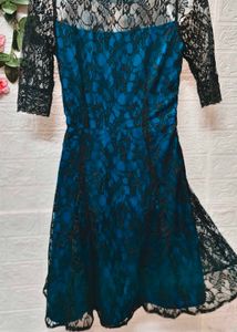 Size ES/S 🎁Buy 2 Get 1 Free 🎁 Blue Lace Dress