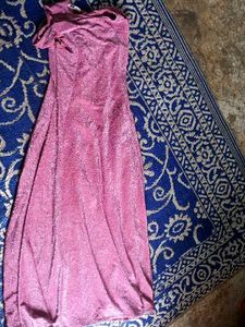 Sparkly Pink Midi Dress