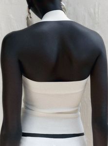 ZARA White Halter top with Tag