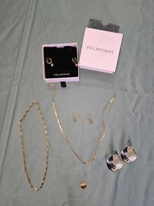 Palmonas Jewelry Set ( Necklace 2, Earrings 3)