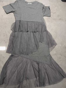 Beautiful Cotton+Net Dress