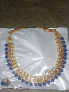 Pink Beaded Necklace Set