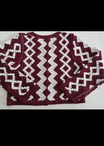 Crochet Knit Cardigan