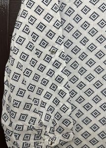 Max White And Blue Printed Tunic