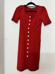 Women Button-Down Midi Dress