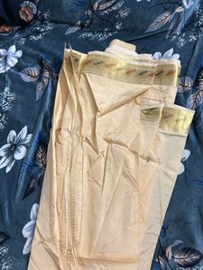 cream silk saree women