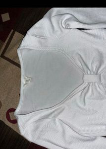 White Long Sleeve Top