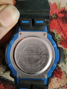 Sporty Blue & Black Digital Watch