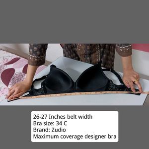 Black Designer Bra