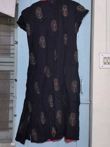 Black And Red Kurta
