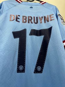 Man City Bruyne Ucl final winner football jersey