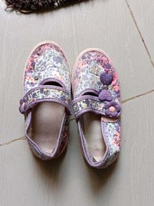 Girls Floral Slippers
