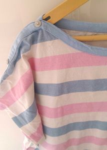 Striped Cotton Tee