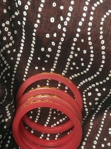Pink Color Lemination Bangles