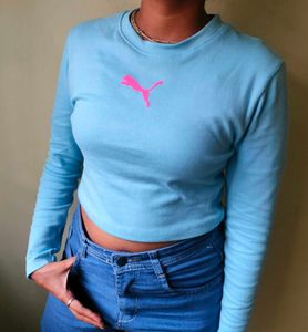 Light Blue Long Sleeve Tee