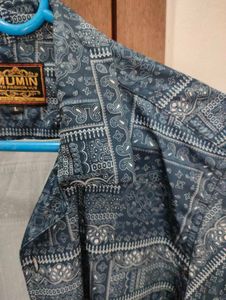 Blue Patterned Shirt