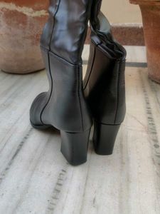 Black Knee High Boots