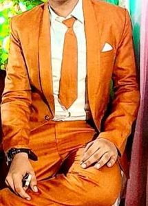 Stylish Orange Blazer