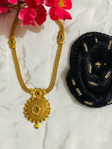 Golden Pendant Necklace With Juda