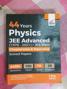 Disha 44 Years Physics JEE Advanced PYQs