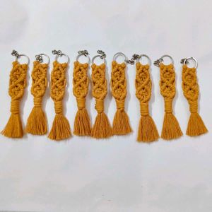 Handmade Macrame Keychain Tassels