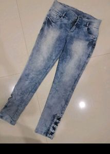 Skinny Mid Rise Jeans
