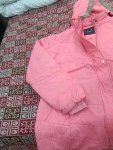 Pink Padded Winter Jacket