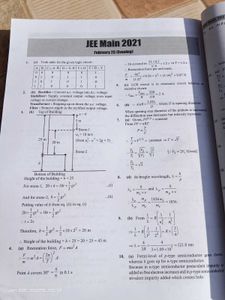 JEE Main Solved Paper With Rank Predictor