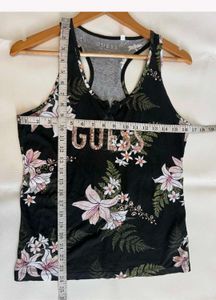 Guess Floral Sequin Tank Top