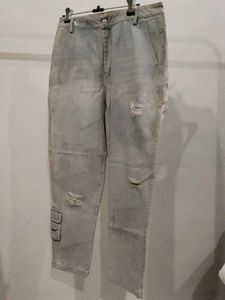 Distressed Denim Jeans