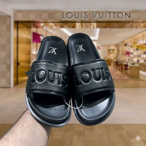 Louis Vuitton Brown Slides