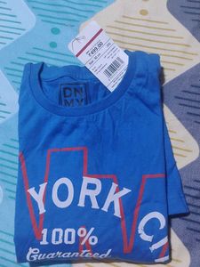 Blue 'York' Graphic Tee shirt full