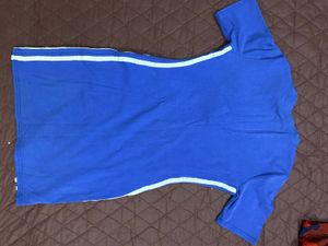 Blue Striped Bodycon Dress