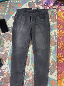 Stylish Gray Denim Jeans