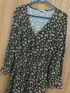 Floral Print Mini Dress