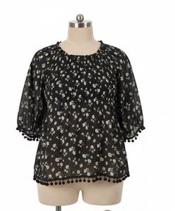 Floral Smocked Top