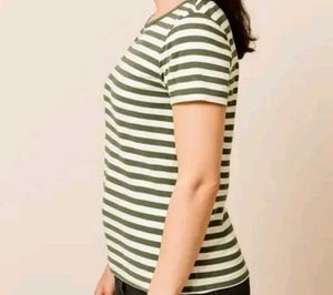 Striped Crew Neck Tee