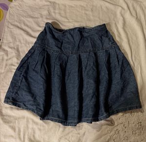 Cute Denim Mini Skirt