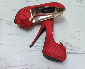 Red Bow High Heels Stellitoes Pumps
