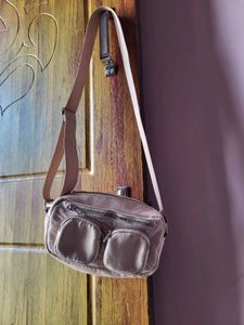 H&amp;M Beige Sling Bag