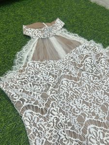 Sexy White Lace Party Dress - XS
