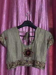 Embroidered Saree with Blouse