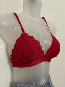 H&amp;m Red Lace Bra