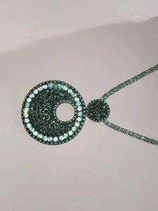 Crystal Embedded Necklace